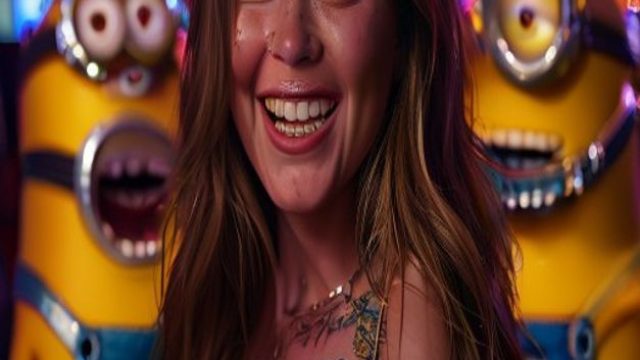Zoey Deutch Shines on The Tonight Show with Minions & Monsters