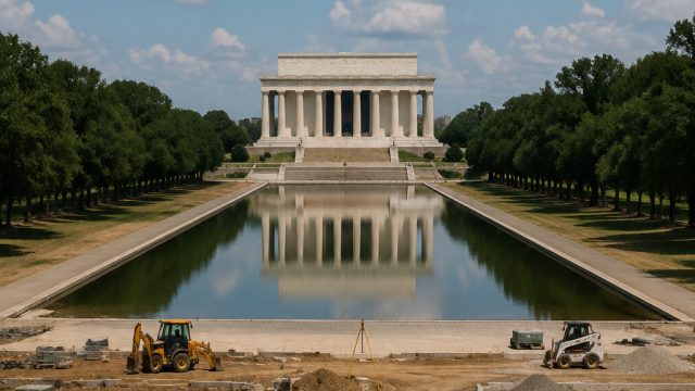 The New Tourist Hotspot: Renovations at the Lincoln Memorial Reflecting Pool | bonafit 89, lucky hip