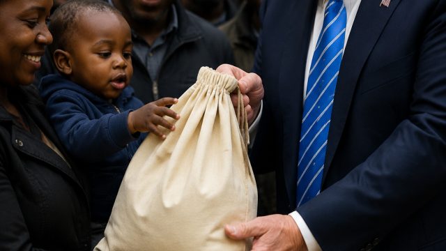 Trump's Controversial Gesture: Gift Bags for South African Refugees Raise Eyebrows | murah4d, ml 138