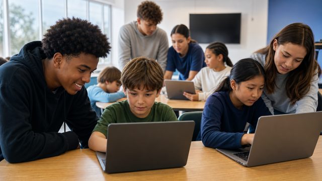 High School Seniors Empower Local Kids with Free Coding Classes